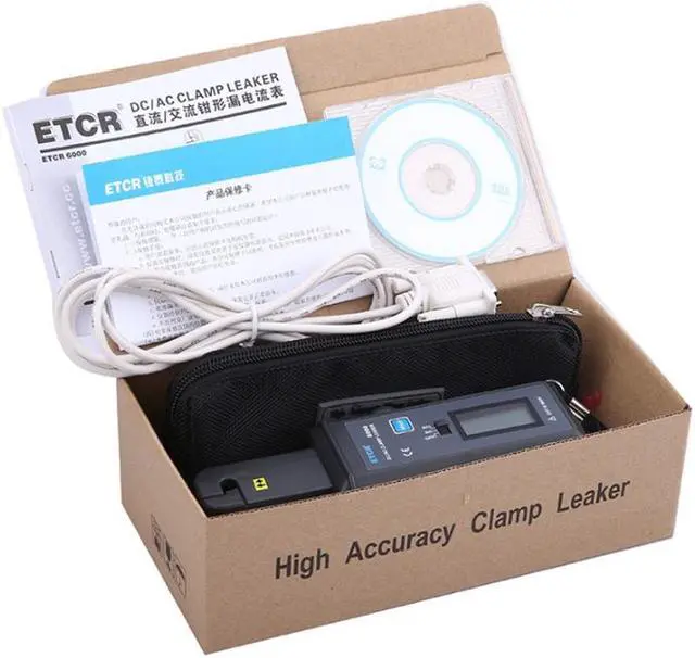 Alt view image 4 of 4 - ETCR6000B AC/DC Clamp Leakage Current Meter with RS232 Interface 0mA-60.0A