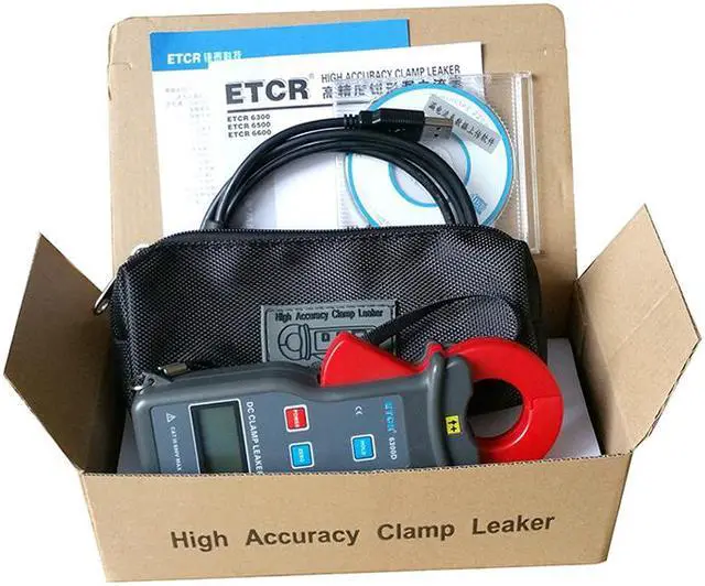 Alt view image 3 of 4 - ETCR6300D Clamp Leakage Current Meter Measurement of AC Current and Leakage