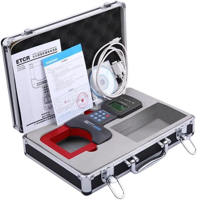 Alt view image 3 of 3 - ETCR7000B Large Caliber Clamp Current Meter Leakage Clamp Meter 0A- 2500A Range
