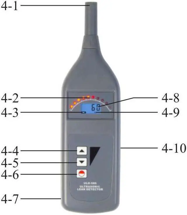 Alt view image 5 of 5 - LANDTEK ULD-586 Ultrasonic Leakage Detector gas air LED Display