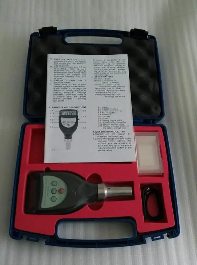 Alt view image 4 of 4 - LANDTEK SRT-6223+ Surface Profile Gauge SRT6223+ Roughness Tester Meter