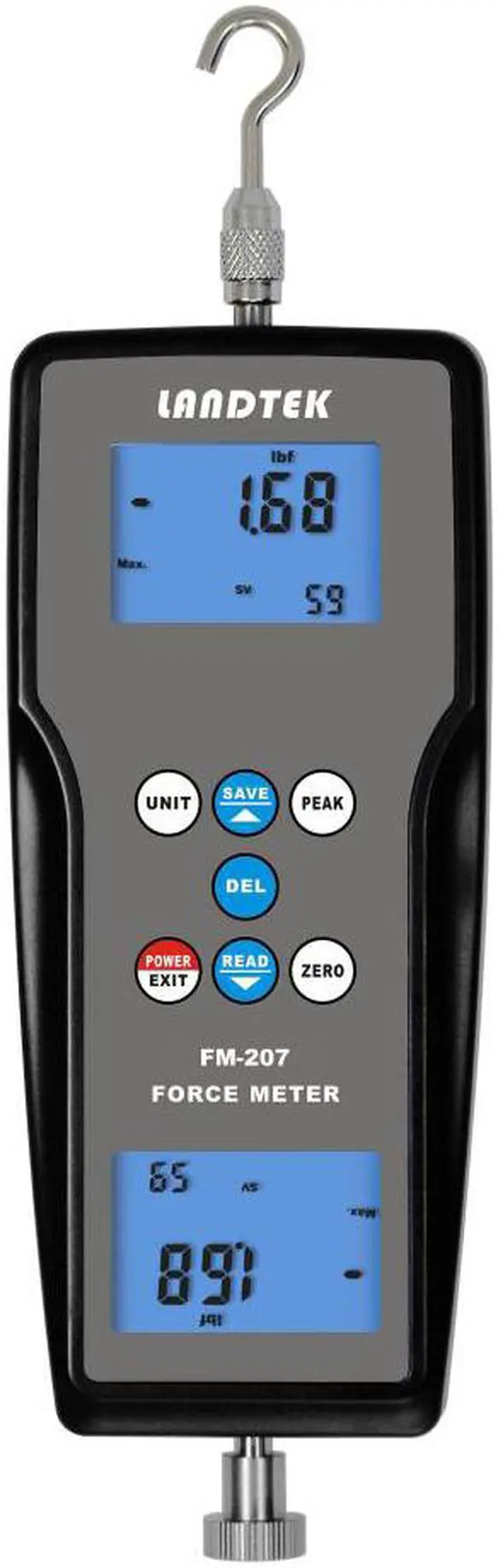 Main image of LANDTEK FM207 Digital Force Gauge Meter FM-207 With Data Memory Function