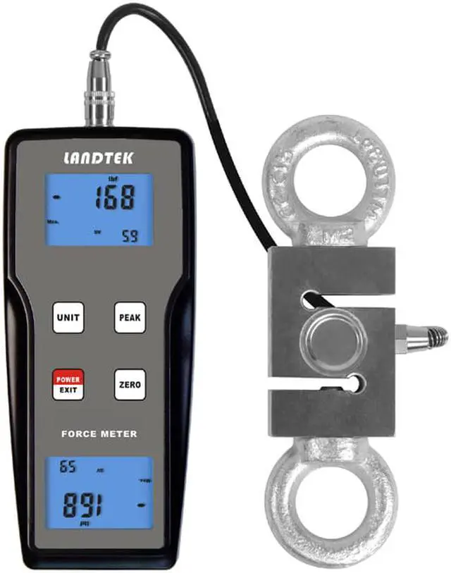Main image of LANDTEK FM-204 Split Digital Push Pull Force Gauge Tester Meter External Sensor