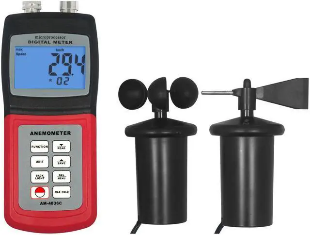 Main image of LANDTEK AM-4836C Digital Anemometer Handheld Wind Speed Anemometer