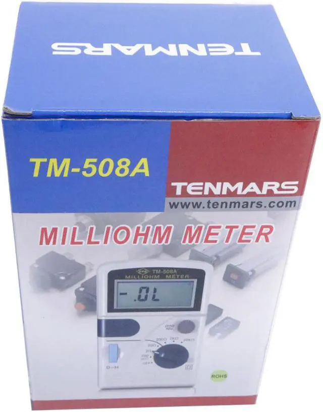 Alt view image 3 of 7 - TENMARS TM-508A Milliohm Meter 1 Milliohm To 20K Ohm In Six Switchable Steps