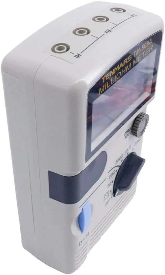 Alt view image 6 of 7 - TENMARS TM-508A Milliohm Meter 1 Milliohm To 20K Ohm In Six Switchable Steps