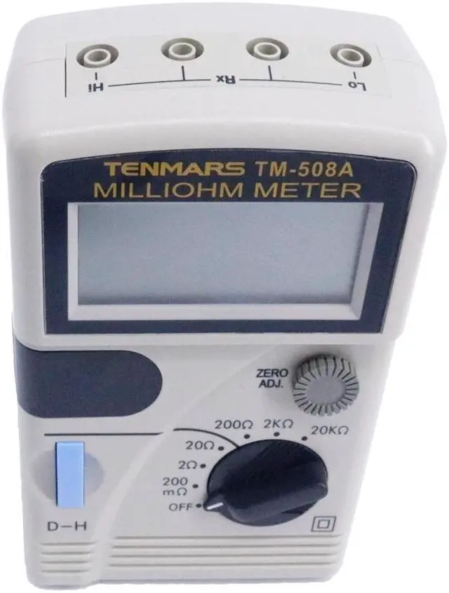 Alt view image 5 of 7 - TENMARS TM-508A Milliohm Meter 1 Milliohm To 20K Ohm In Six Switchable Steps