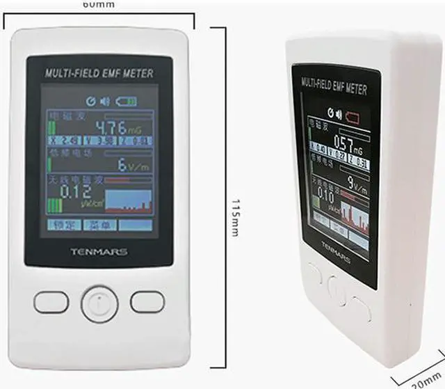Alt view image 3 of 5 - TENMARS TM-190 | Multi-Field EMF RF Gauss Meter - Up to 3.5GHz