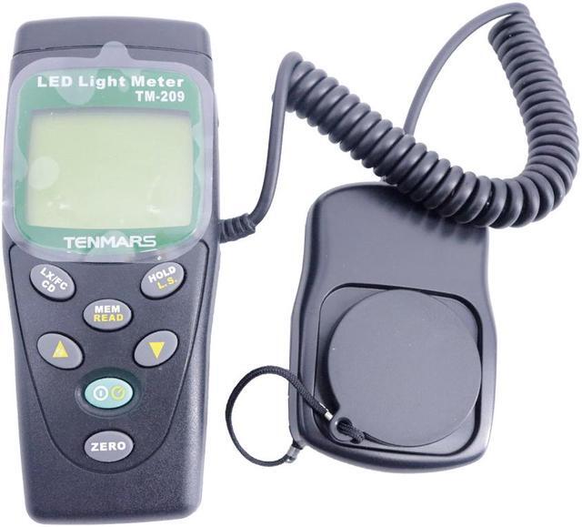 Alt view image 6 of 7 - TENMARS TM-209 Digital LED Light Level Meter 400,000 Lux FC Measuring