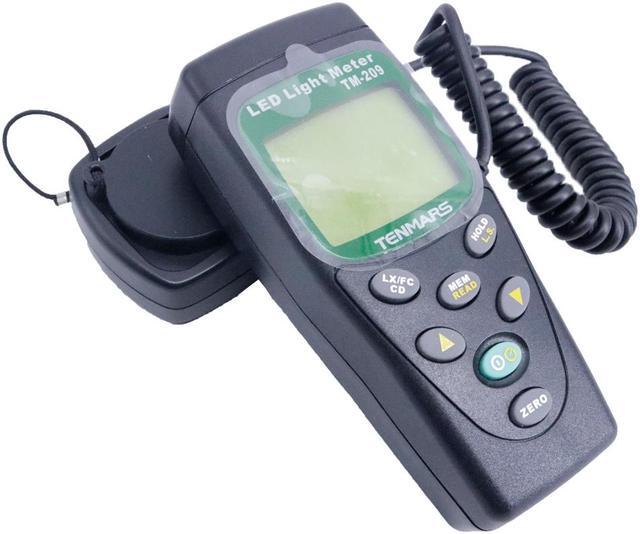 Main image of TENMARS TM-209 Digital LED Light Level Meter 400,000 Lux FC Measuring