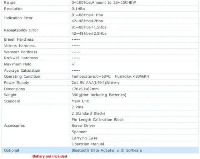 Alt view image 3 of 3 - LANDTEK HM934-1 Barcol Impressor (Aliminium Hardness, Data Memory)
