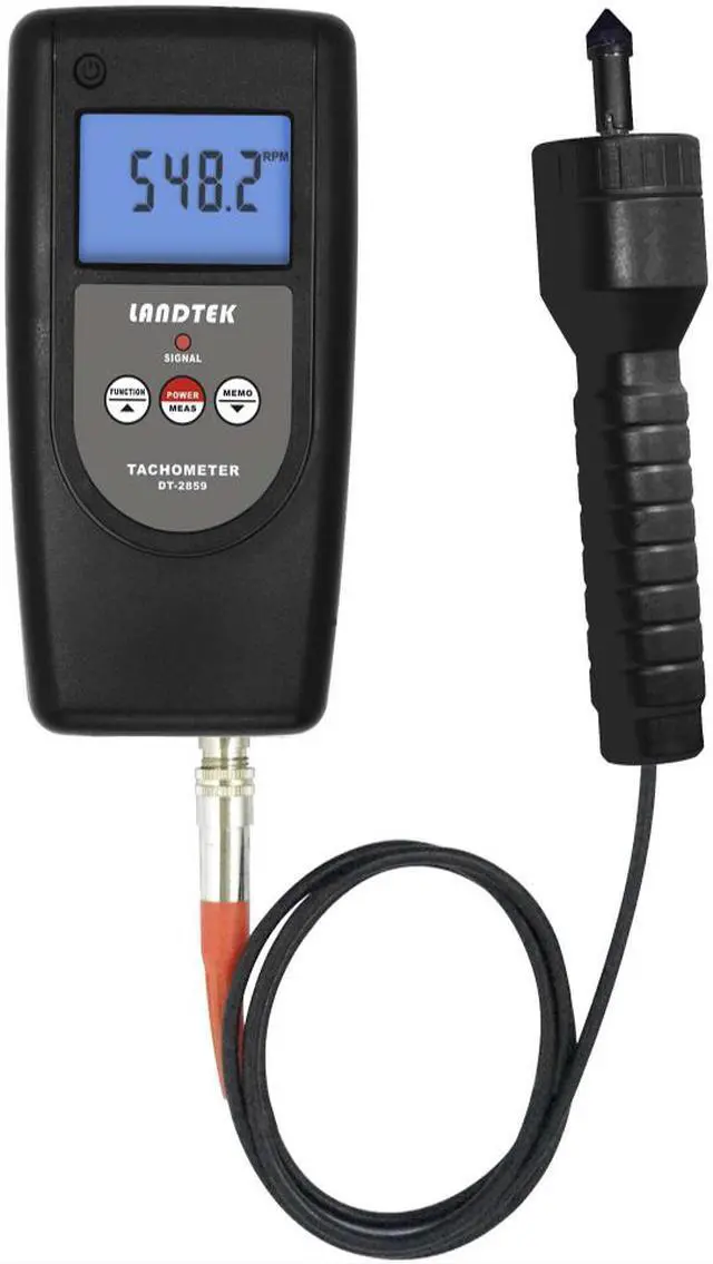 Main image of LANDTEK DT-2859 Digital Tachometer rotative velocity surface speed frequency