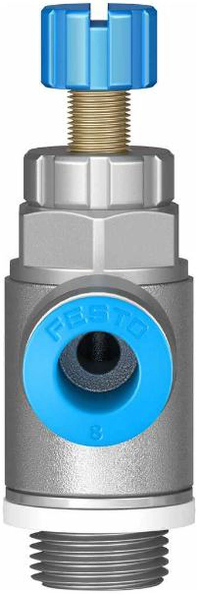Alt view image 2 of 7 - FESTO GRLA-1/8-QS-4-RS-D 197580 One-way Flow Control Valve New