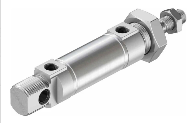 Alt view image 3 of 7 - FESTO DRE-100-F12-Q08-FS-O 190308 ISO Cylinder New