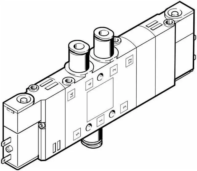 Main image of FESTO  CPE14-M1BH-5/3B-QS-8 196896 Air Solenoid Valve New
