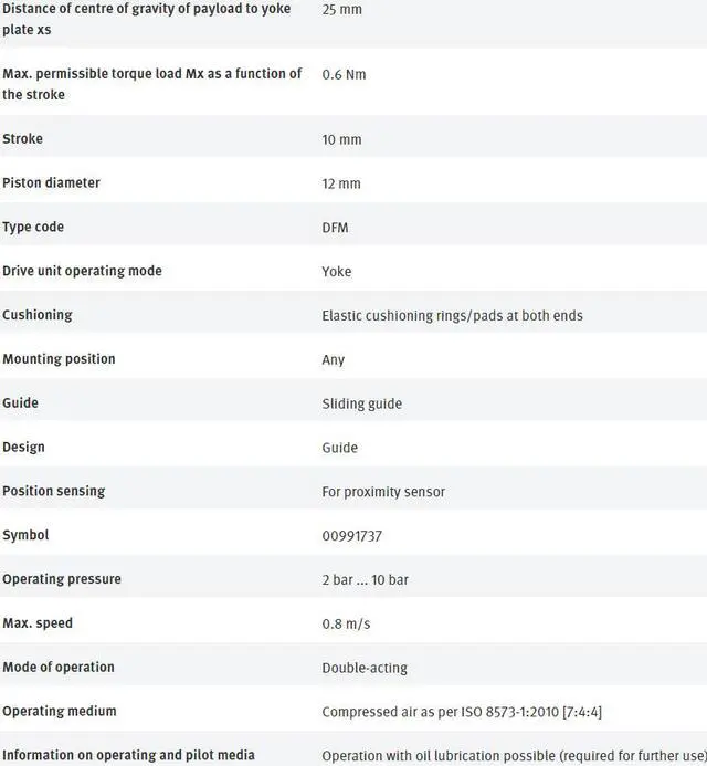 Alt view image 6 of 7 - FESTO DFM-12-10-P-A-GF 170824 Guided Actuator New