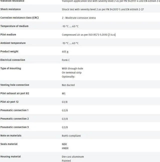 Alt view image 7 of 7 - FESTO VUVS-L30-M32C-AZD-G38-F8-1C1 575569 Air Solenoid Valve New