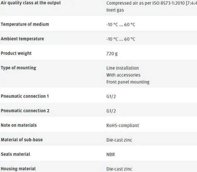 Alt view image 3 of 3 - FESTO LR-1/2-D-7-I-MIDI 192315 Pressure Regulator New