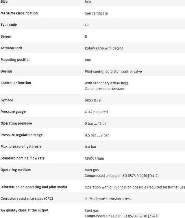 Alt view image 2 of 3 - FESTO LR-1-D-7-O-MAXI 162605 Pressure Regulator New