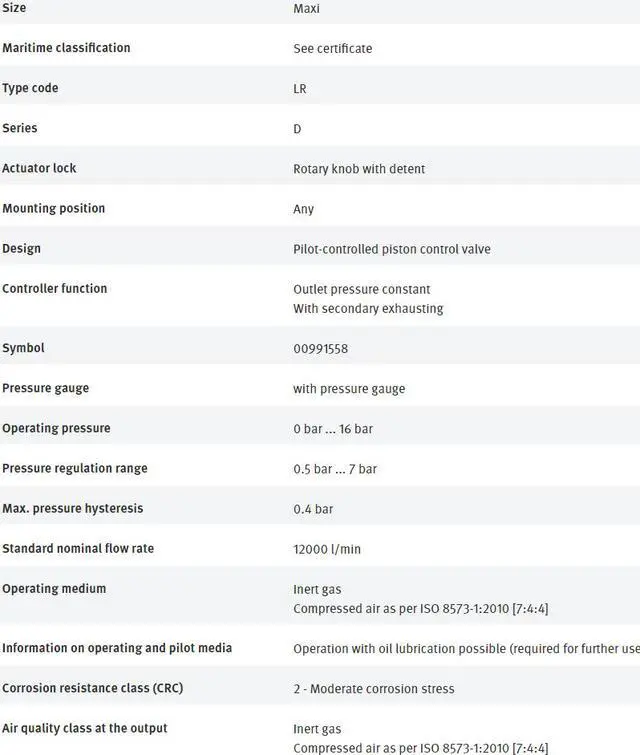 Alt view image 2 of 3 - FESTO LR-3/4-D-7-MAXI 162588 Pressure Regulator New