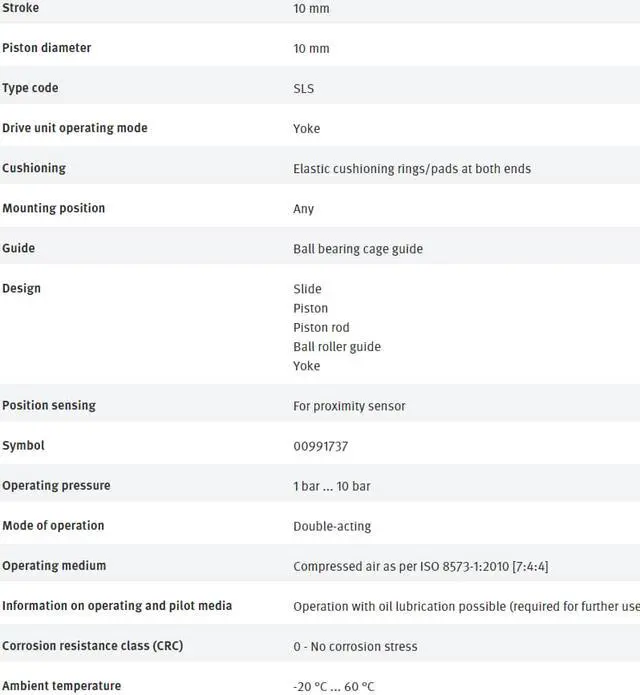 Alt view image 2 of 3 - FESTO SLS-10-10-P-A 170492 Mini Slide New