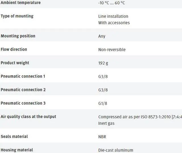 Alt view image 3 of 3 - FESTO HE-3/8-D-MINI 162808 Shut Off Valve New