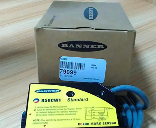 Main image of BANNER R58CW1 Photoelectric Color Sensor New