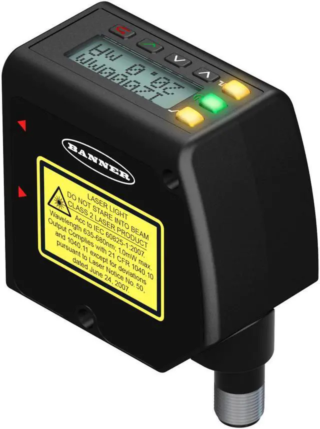Main image of BANNER LTF12UC2LDQ Long-Range Time-Of-Flight Laser Sensor New