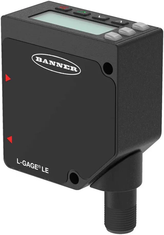 Alt view image 2 of 2 - BANNER LE250IQ 1 M Range Laser Displacement Sensor New