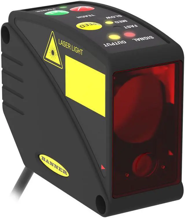 Alt view image 3 of 3 - BANNER LT3NU 50 M Range Time-Of-Flight Laser Sensor New