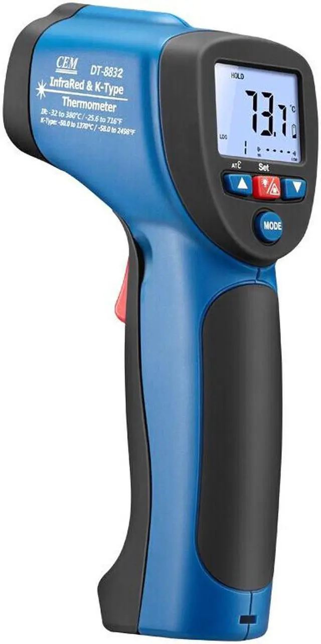 Main image of CEM DT-8832 Compact Infrared Thermometers K-type Temperature Measurement