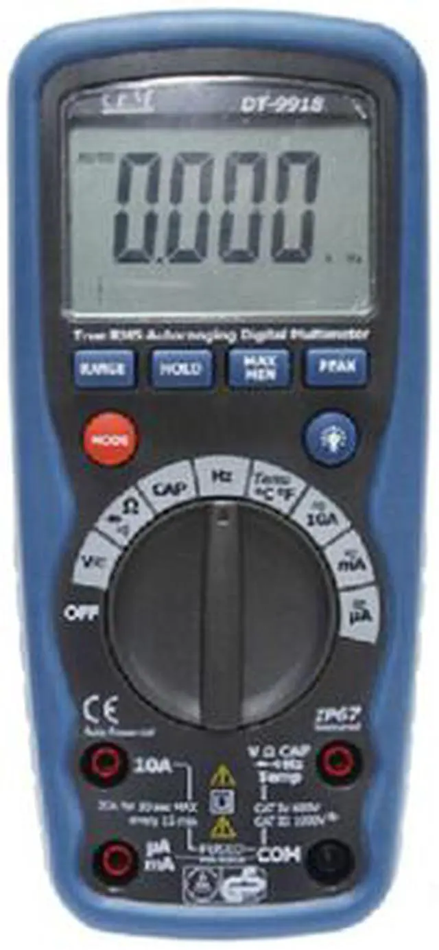 Main image of CEM DT-9918 Professional Waterproof Digital Multimeter 4000 Counts Multimeters