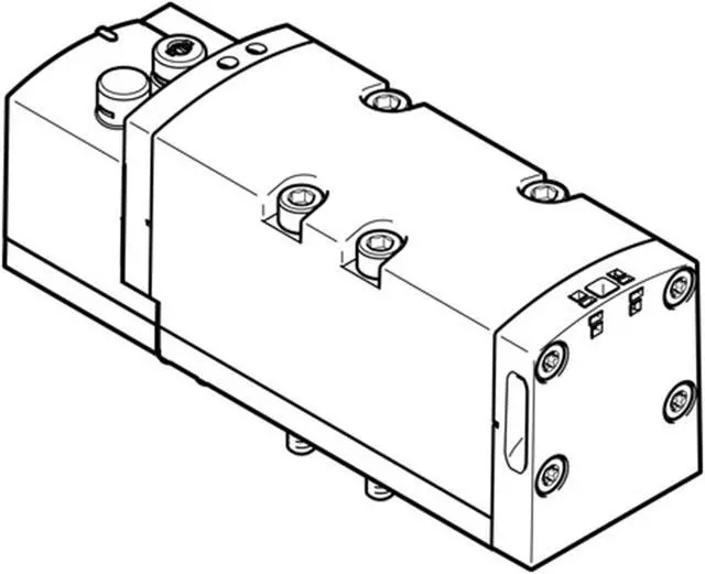 Alt view image 2 of 2 - FESTO VSVA-B-M52-MZD-D2-2AT1L Air Solenoid Valve 560802 Width 52mm