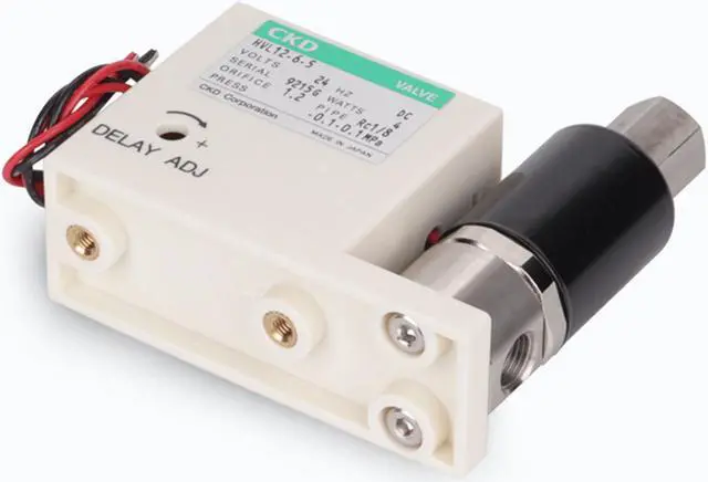 Alt view image 3 of 5 - CKD HVL12-6-5-DC24V Delay vacuum solenoid Valve New