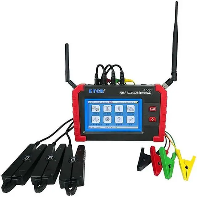 Alt view image 4 of 4 - ETCR4500 Wireless PT Secondary Voltage-drop/Load Tester 2V~700V 0.001A - 20A