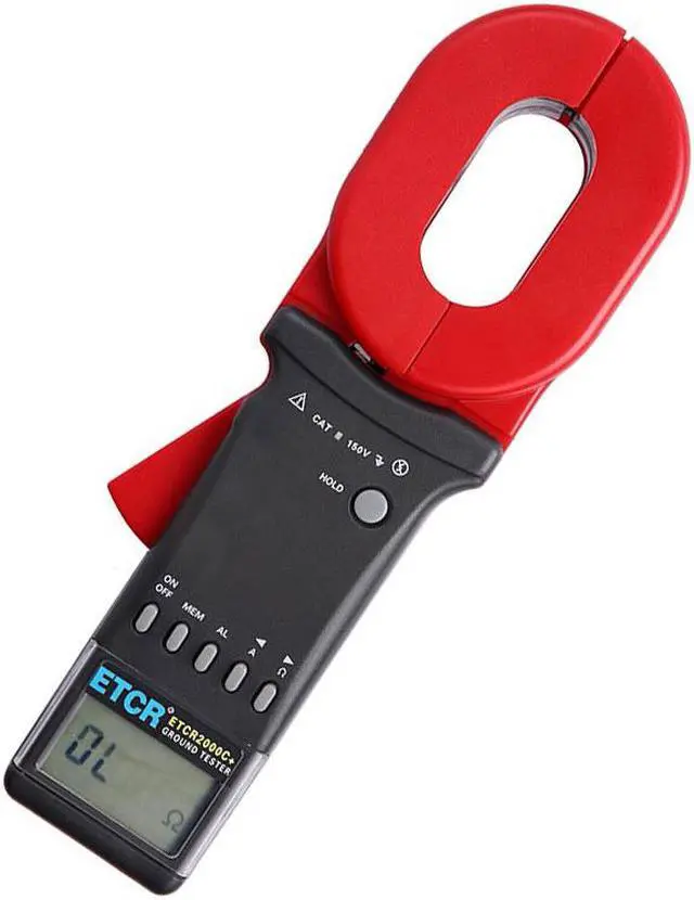 Main image of ETCR2000C+ Clamp Digital Ground Earth Resistance Meter Tester