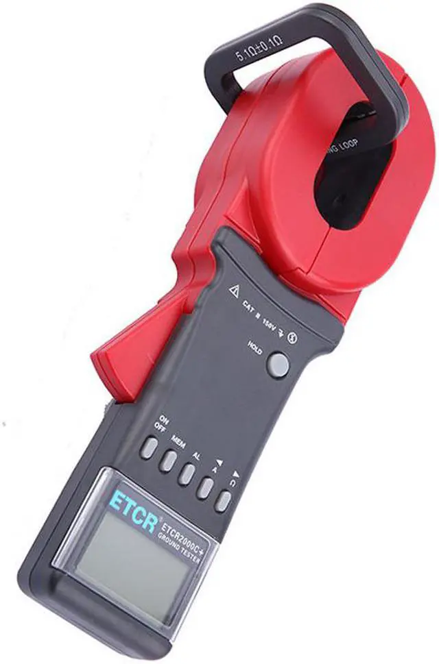 Alt view image 2 of 6 - ETCR2000C+ Clamp Digital Ground Earth Resistance Meter Tester