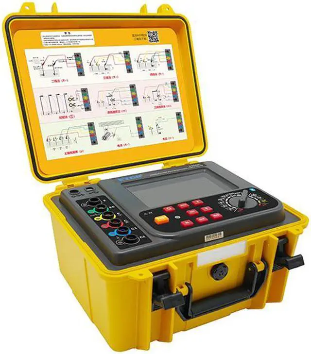 Alt view image 3 of 4 - ETCR3200C Double Clamp Multi-function Earth Resistance Tester CT Size F70mm