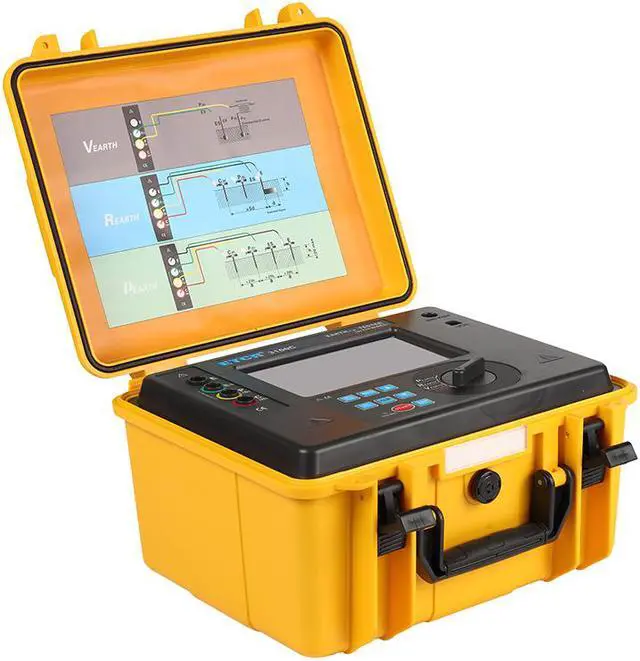 Alt view image 3 of 4 - ETCR3100C Earth Resistance Soil Resistivity Tester 0.00O~30.00kO