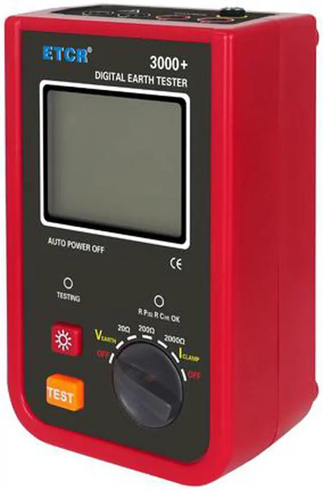 Alt view image 2 of 4 - ETCR3000+ Digital Earth Resistance Tester Resistance Range 0.10O ~ 2000O