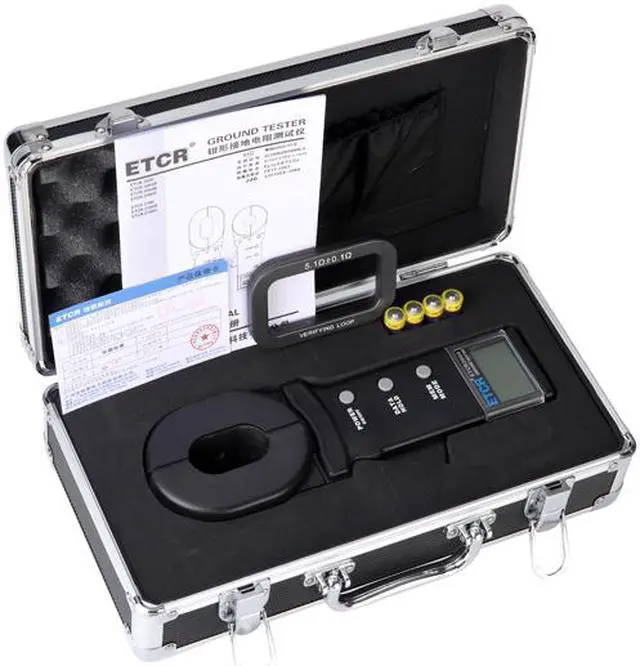 Alt view image 4 of 4 - ETCR2000 Clamp Earth Resistance Tester Measure Range 0.010O~1000O