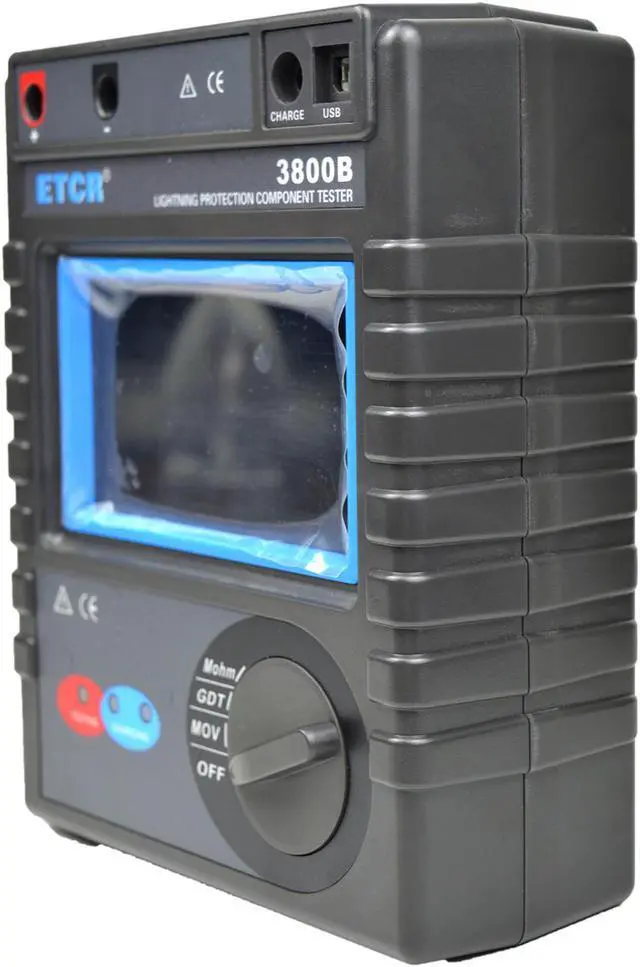 Alt view image 3 of 5 - ETCR3800B Lightning Protection Component Tester Touch Color Screen