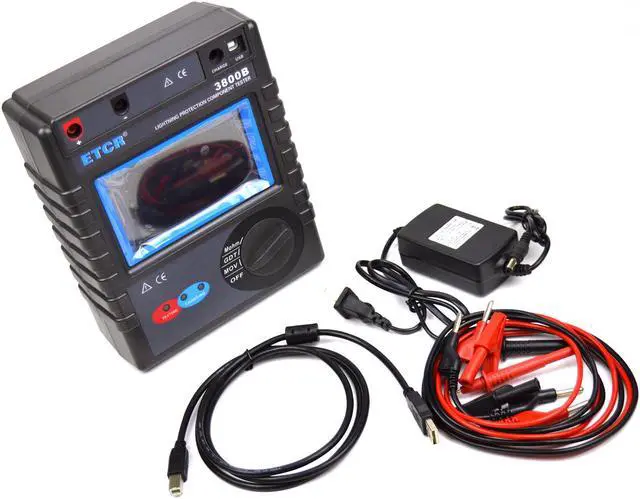 Alt view image 4 of 5 - ETCR3800B Lightning Protection Component Tester Touch Color Screen
