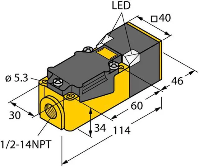 Main image of TURCK BI15-CP40-FDZ30X2/S100 42241 Inductive sensor