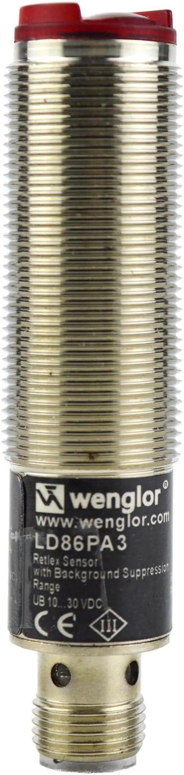 Main image of Wenglor Retro-Reflex Sensors LD86PA3 PNP New