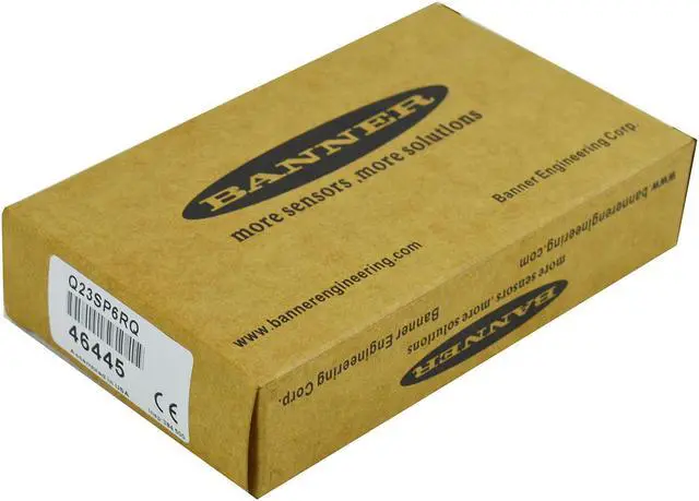 Alt view image 2 of 6 - BANNER Q23SP6RQ Photoelectric Sensor New