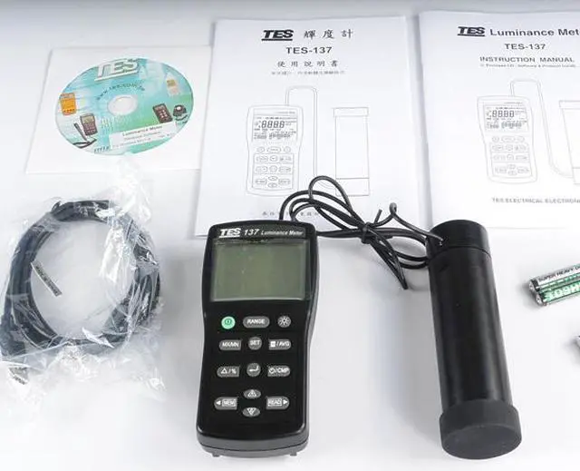 Alt view image 2 of 4 - TES-137 Luminance Meter / Light Meter/Luminance Meters TES137