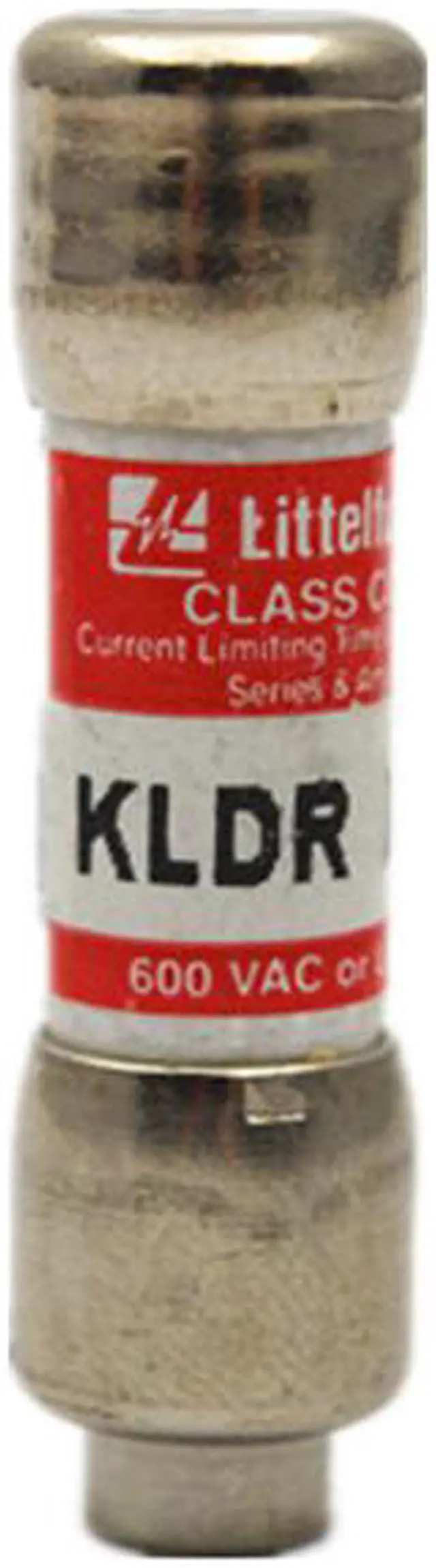 Main image of Littelfuse KLDR 1-4/10  (KLDR-1.4) 1.4 Amp (1.4 A) 600V Midget Time-Delay fuse
