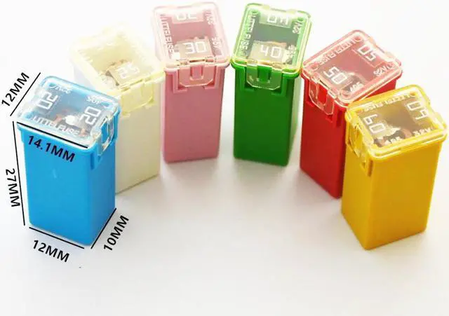 Alt view image 3 of 5 - Littelfuse 0495030 495 Square Car Fuse 30A JCASE Cartridge Fuses Rated 32V