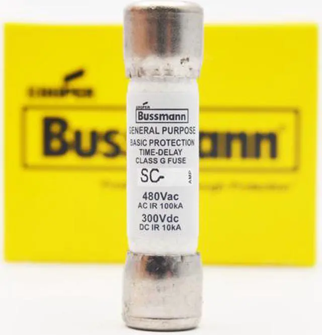 Alt view image 4 of 4 - Bussmann SC-6 (SC-6) 6Amp Time-Delay Class Fuse G Melamine Tube 600V UL Listed